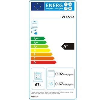 Mora VT 777 BX spotřeba energie